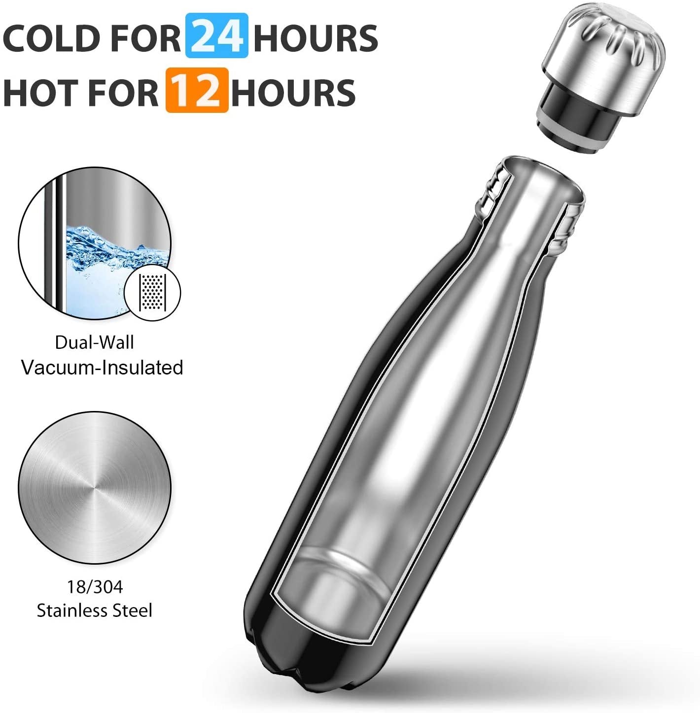 Conquer Every Obstacle Ceo 17oz Stainless Steel Water Bottle